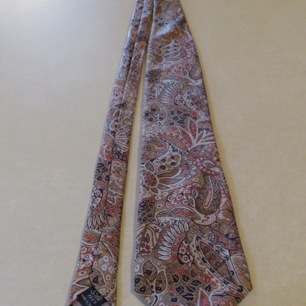 Bally Multicolor Paisley Silk Tie